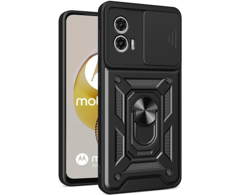 Чохол до мобільного телефона BeCover Military Motorola Moto G73 Black (709982)