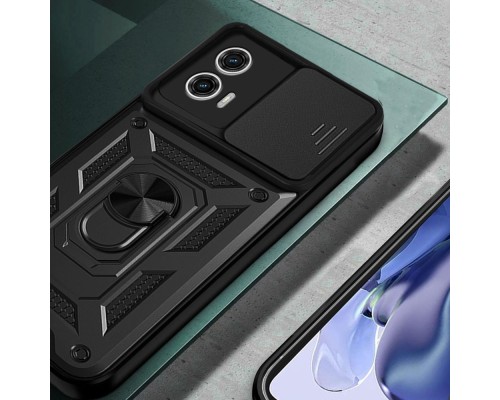 Чохол до мобільного телефона BeCover Military Motorola Moto G73 Black (709982)