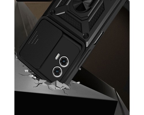 Чохол до мобільного телефона BeCover Military Motorola Moto G73 Black (709982)