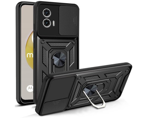 Чохол до мобільного телефона BeCover Military Motorola Moto G73 Black (709982)