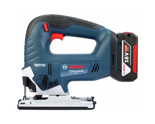 Електролобзик Bosch GST 185-LI, 18В, 4Аг, 0-3500 об/хв, хід 26мм, кейс (0.601.5B3.023)