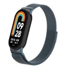 Ремінець до фітнес браслета Armorstandart Milanese Magnetic Band для Xiaomi Mi Band 8 Titanium Grey (ARM69918)