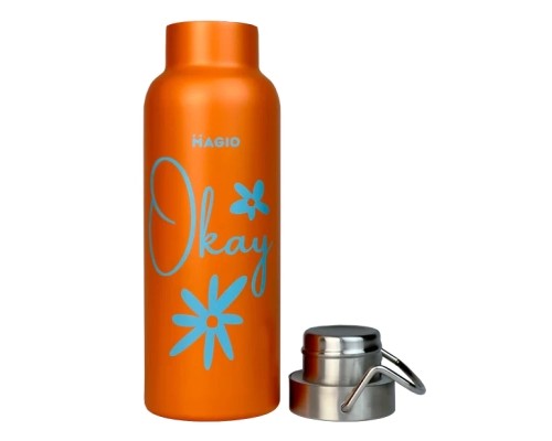 Термокружка Magio Okay 500 мл Помаранчева (MG-1041O)