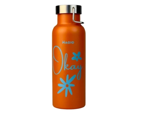 Термокружка Magio Okay 500 мл Помаранчева (MG-1041O)