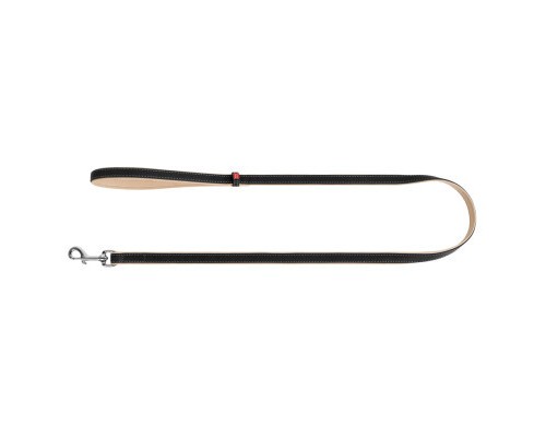 Повідок для собак WAUDOG Soft S Ш 18 мм Д 122 см чорний (7256)