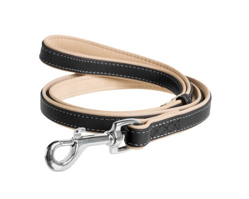 Повідок для собак WAUDOG Soft S Ш 18 мм Д 122 см чорний (7256)