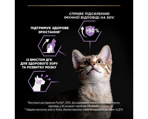 Сухий корм для кішок Purina Pro Plan Original Kitten з куркою 400 г (7613036545099)