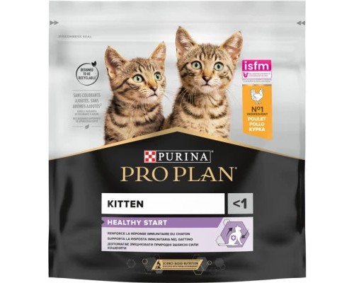 Сухий корм для кішок Purina Pro Plan Original Kitten з куркою 400 г (7613036545099)
