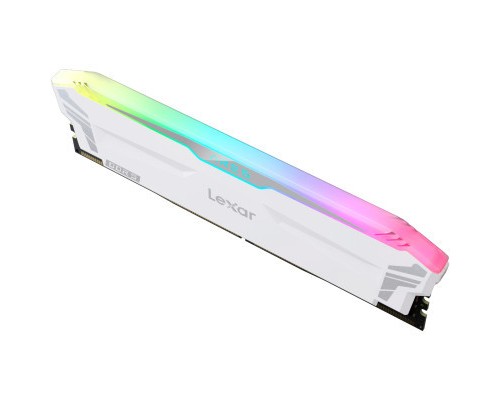 Модуль пам'яті для комп'ютера DDR5 32GB (2x(16GB) 6400 MHz Ares RGB White Lexar (LD5EU016G-R6400GDWA)