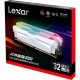 Модуль пам'яті для комп'ютера DDR5 32GB (2x(16GB) 6400 MHz Ares RGB White Lexar (LD5EU016G-R6400GDWA)