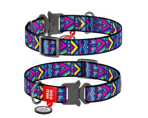 Нашийник для тварин WAUDOG Nylon з QR-паспортом 