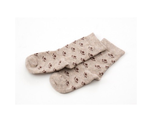 Шкарпетки дитячі Bross з тигриками (22887-0-6B-beige)