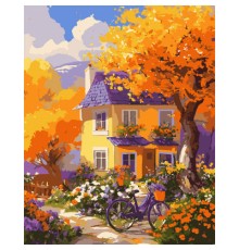 Картина по номерам Santi Тепла осінь 40*50 (954835)