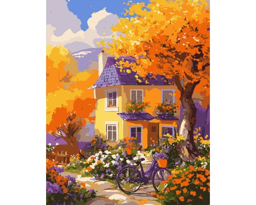 Картина по номерам Santi Тепла осінь 40*50 (954835)