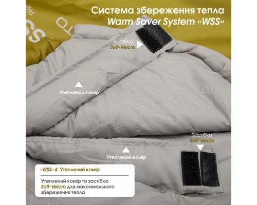 Спальний мішок Mousson PLATO R Olive (9044)