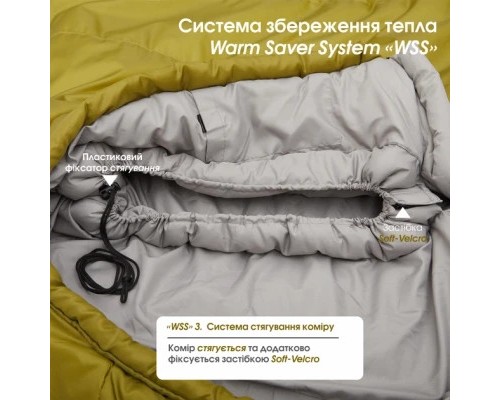 Спальний мішок Mousson PLATO R Olive (9044)