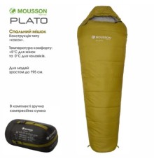 Спальний мішок Mousson PLATO R Olive (9044)