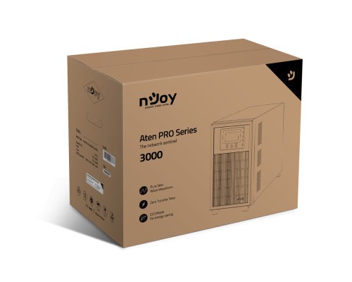 Пристрій безперебійного живлення nJoy Aten Pro 3000VA USB (PWUP-OL300AP-AZ01B)