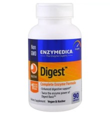 Пробіотики Enzymedica Ферменти для засвоєння, Повний білковий склад, Digest, 90 к (ENZ-98111)