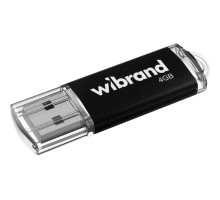 USB флеш накопичувач Wibrand 4GB Cougar BlackUSB 2.0 (WI2.0/CU4P1B) 