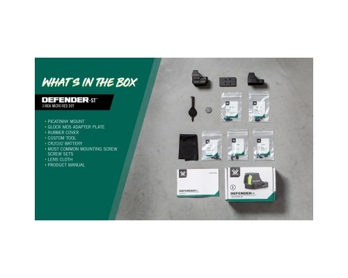 Коліматорний приціл Vortex Defender-ST 3 MOA Red Dot (DFST-MRD3) (930745)