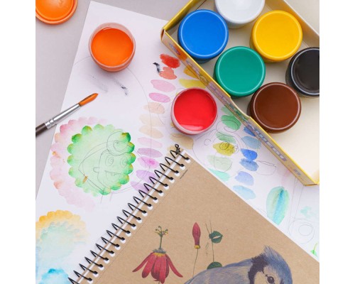 Гуашеві фарби Школярик 8 кольорів (83412900-UA)