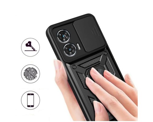 Чохол до мобільного телефона BeCover Military Motorola Moto G85 Black (712163)