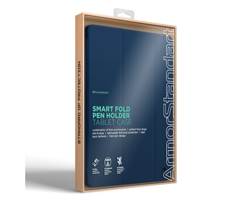 Чохол до планшета Armorstandart Smart Fold Pen Apple iPad Pro 11 (2024) Dark Blue (ARM78126)