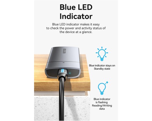 Кишеня зовнішня Vention SSD M.2 (NGFF) B&M-key USB Type-C 3.2 (KPFH0)