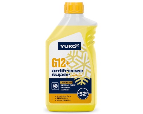 Антифриз Yuko -32 Super G12+ жовтий 1л (4823110404447)