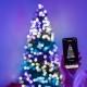 Гірлянда Twinkly Smart LED Dots 200 RGB LED Lights String, Clear Wire, Plug, IP44 10м (TWD200STP-TEU)