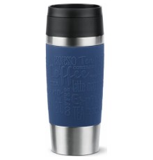 Термокружка Tefal Travel Mug Classic, 360мл, нержавіюча сталь, синій (N2020310)
