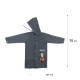 Дощовик дитячий Kite Naruto, M 130-145 см Сірий (NR24-2600M)