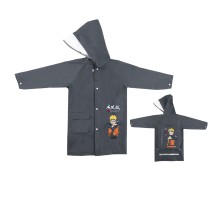 Дощовик дитячий Kite Naruto, M 130-145 см Сірий (NR24-2600M)