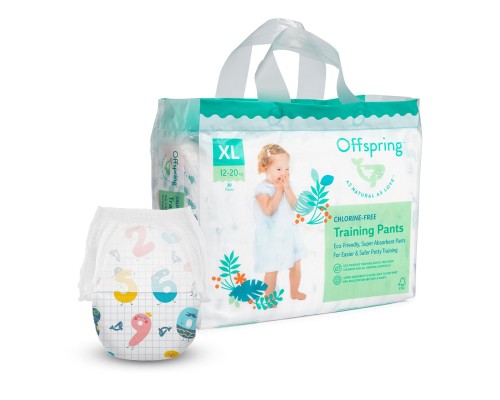 Підгузки Offspring Fun Figures, розмір XL, 12-20 кг, 30 шт (DP-OI-FAP-XL30P-FFG)