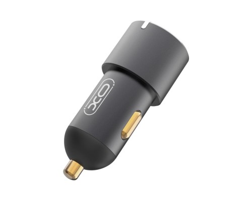 Зарядний пристрій XO CC45 1 USB QC 3.0 + 2 Type-C PD (60W) Black (XO-CC45-BK)