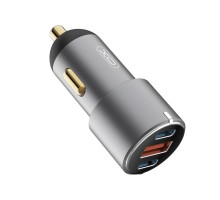Зарядний пристрій XO CC45 1 USB QC 3.0 + 2 Type-C PD (60W) Black (XO-CC45-BK)