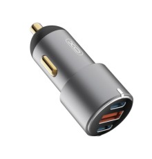 Зарядний пристрій XO CC45 1 USB QC 3.0 + 2 Type-C PD (60W) Black (XO-CC45-BK)