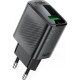 Зарядний пристрій Acefast USB-A 20W + Type-C cable A90 Fast Charger Black (6974316280064)