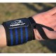Бинт для спорту PowerPlay 3081 Gym WristT Wraps Чорно-Сині (PP_3081_Blue)