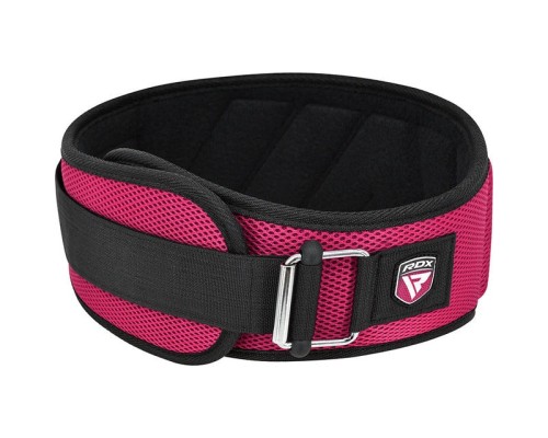 Атлетичний пояс RDX RX4 EVA Curve неопреновий Pink S (WBE-RX4P-S)