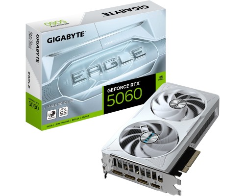 Відеокарта GIGABYTE GeForce RTX5060 8Gb EAGLE OC ICE (GV-N5060EAGLEOC ICE-8GD)