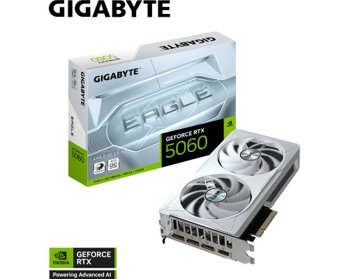 Відеокарта GIGABYTE GeForce RTX5060 8Gb EAGLE OC ICE (GV-N5060EAGLEOC ICE-8GD)
