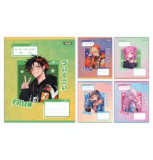 Зошит 1 вересня Follow Anime А5 12 аркушів клітинка (768119)