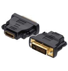 Перехідник DVI(24+1) Male to HDMI Female black Vention (ECDB0)