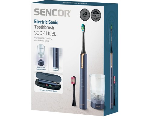 Електрична зубна щітка Sencor SOC 4110BL
