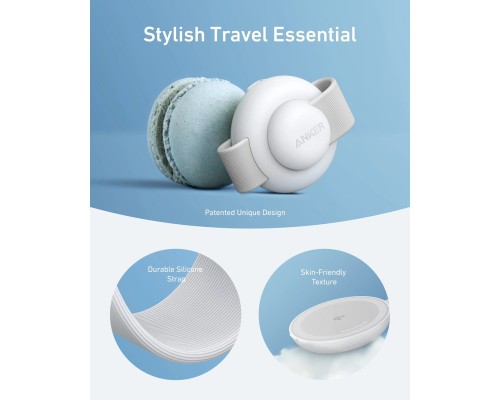 Зарядний пристрій Anker MagGo Wireless Charging Pad 15W 3-in-1 Foldable White (B25M8H21)