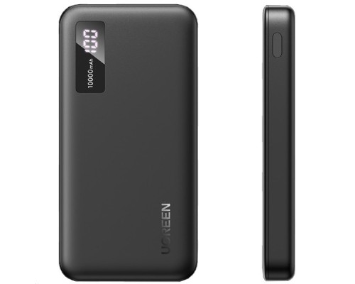 Батарея універсальна Ugreen 10000mAh 20W PD, QC/3.0, USB-A, USB-C Black (PB311) (25742)
