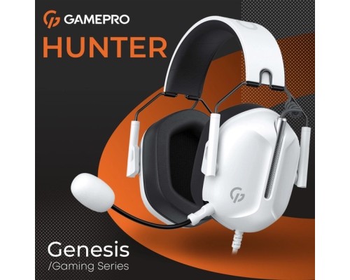 Навушники GamePro Genesis Hunter White (HS1350W)