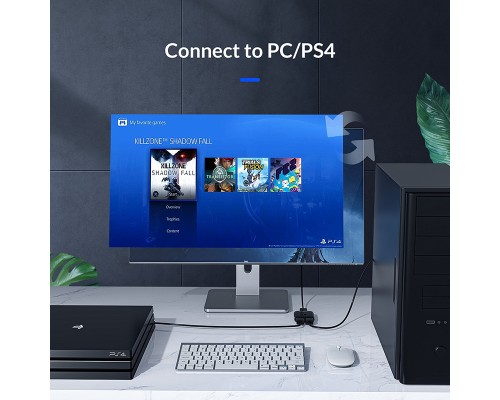 Розгалужувач Orico HDMI 2.0 1x2, 4K (CA913510)
